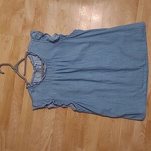 Old Navy Blue Ruffle Sleeve Top